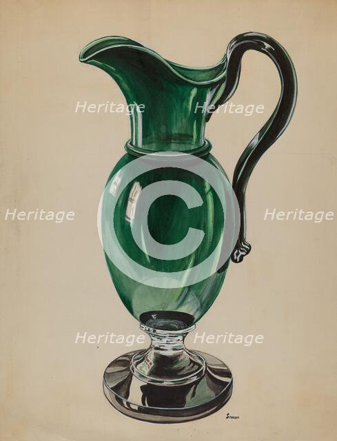 Pitcher, c. 1936. Creator: Robert Stewart.