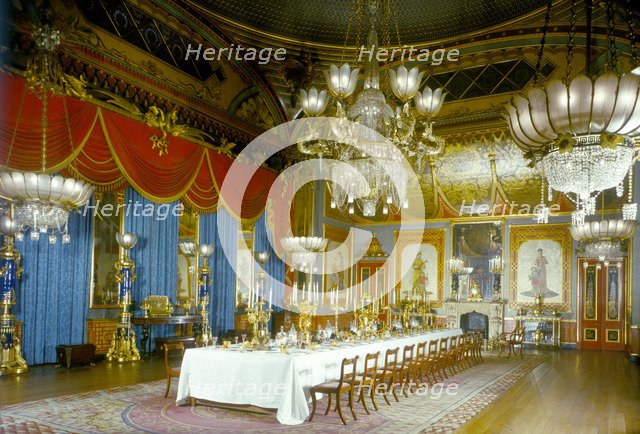 The Banqueting Hall, Royal Pavilion, Brighton, East Sussex, 1960s. Artist: Eric de Maré