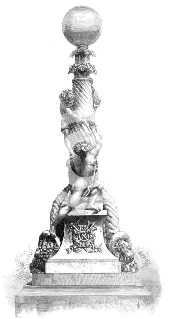 Lamp on the Thames Embankment, 1870. Creator: Unknown.