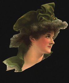 Lady with Green Hat. Artist: Unknown.