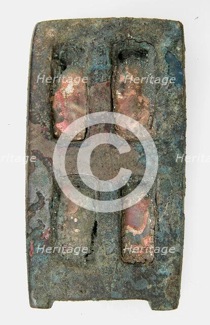 Rectangular Plaque, Frankish, Middle of the 6th century. Creator: Unknown.