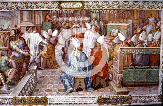 Second Council of Constantinople, held in 553 a. C. under the pontificate of Pope Vigilio and the…
