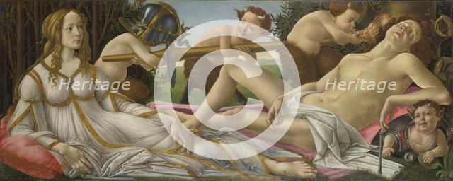 Venus and Mars, ca 1485. Artist: Botticelli, Sandro (1445-1510)