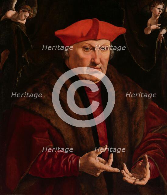 Portrait of Erard de la Marck, c.1528-c.1530. Creator: Jan Cornelisz Vermeyen.