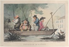 Patience in a Punt, 1811., 1811. Creator: Thomas Rowlandson.