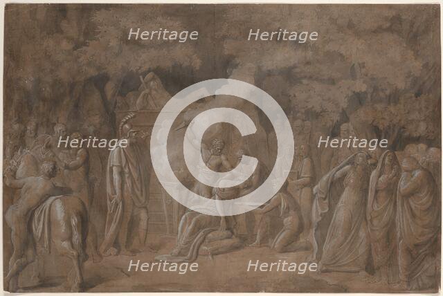 Death of Iphigenia (?), possibly c. 1758/1759. Creator: Benjamin West.