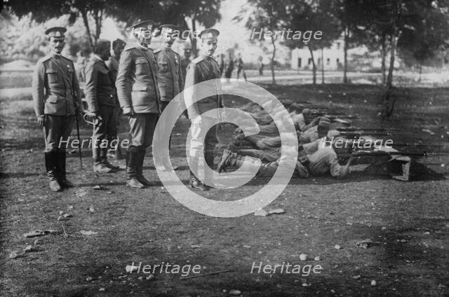 Prince Peter of Mont. and staff, between c1910 and c1915. Creator: Bain News Service.