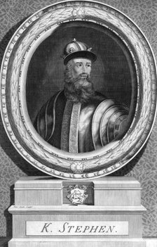 Stephen, King of England. Artist: Smith