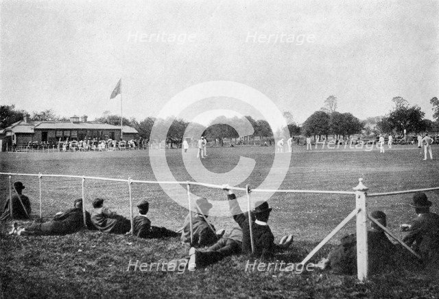 The Phoenix Park cricket ground, Dublin, 1912.Artist: D'Arcy