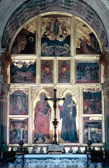 Interior of the Basilica of San Miniato al Monte, Florence, Italy