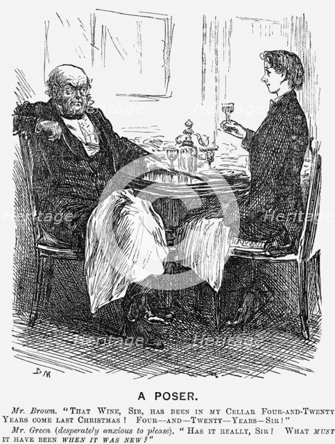 'A Poser', 1866. Artist: George du Maurier