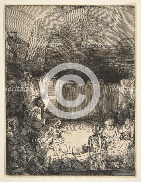 The Entombment, ca. 1654. Creator: Rembrandt Harmensz van Rijn.