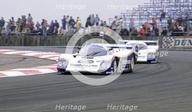 1984 Porsche 962C, Derek Bell/Hans Stuck, Silverstone 1984. Creator: Unknown.