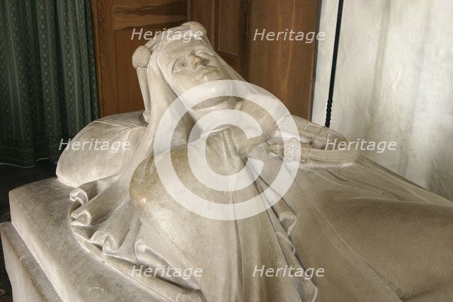 Lawrence of Arabia effigy, St Martin's Church, Wareham, Dorset. 