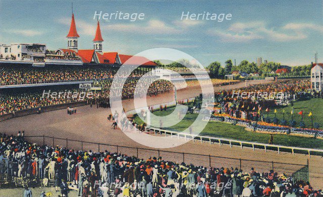 'Souvenir of the Kentucky Derby', 1942. Artist: Caufield & Shook.