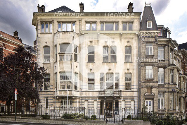 Hotel Deprez-Van de Velde, 3 Av. Palmeston, Brussels, Belgium, (1895-1896), c2014-2017. Artist: Alan John Ainsworth.