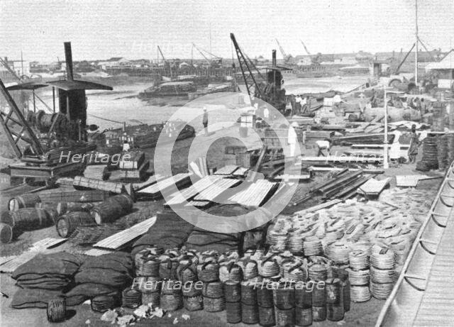 ''Les quais de Beira; Afrique Australe', 1914. Creator: Unknown.