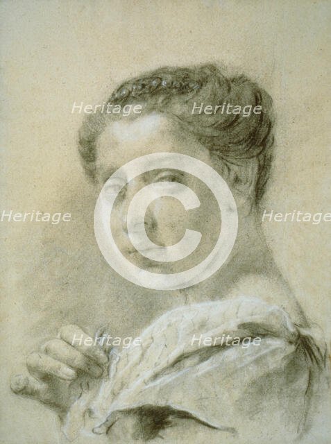 Portrait of a Young Woman, c. 1730. Creator: Giovanni Battista Piazzetta.