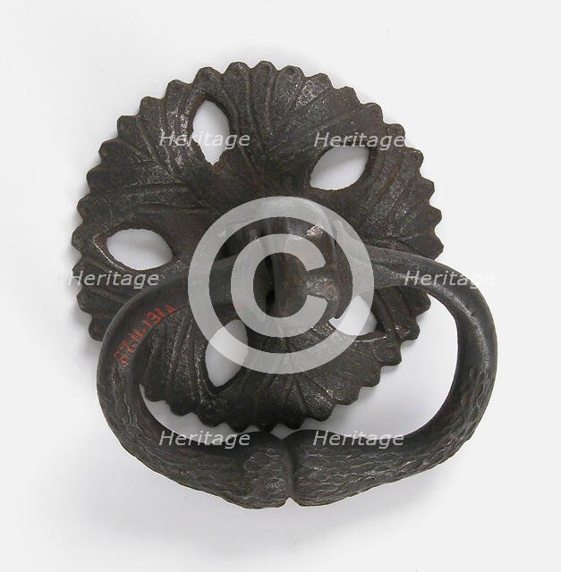 Drawer handle and plate, German, 1460-1520. Creator: Unknown.