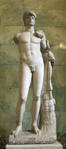 Statue of a Roman as a hero, 1st century. Artist: Unknown