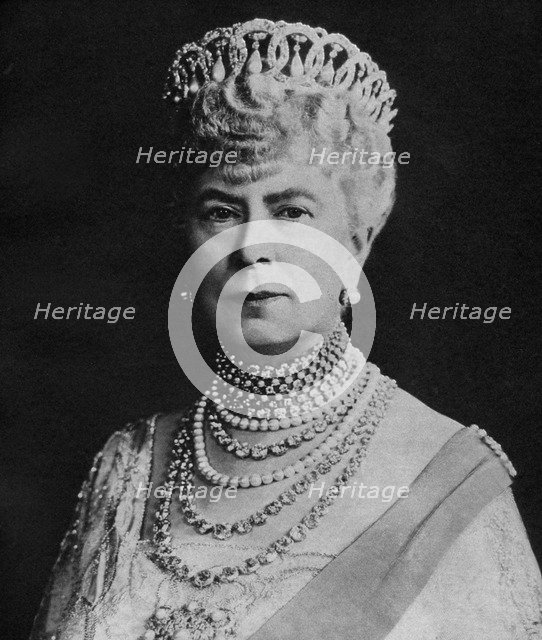 Mary of Teck, Queen Consort of George V of the United Kingdom, c1936. Creator: Unknown.