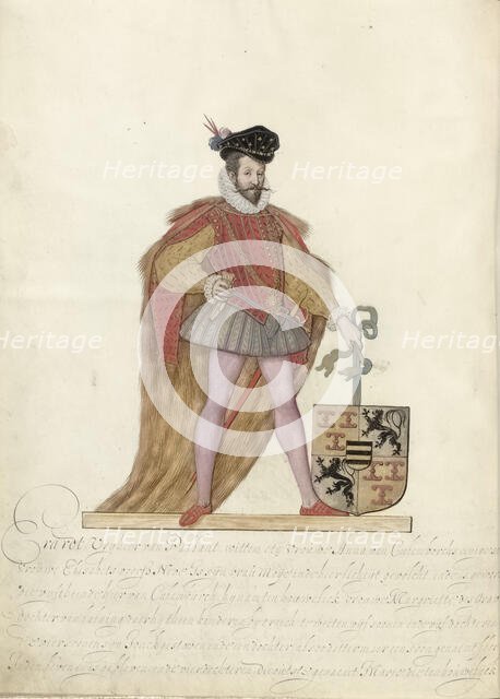 Erard van Pallandt, lord of Culemborg, c.1600-c.1625. Creator: Nicolaes de Kemp.
