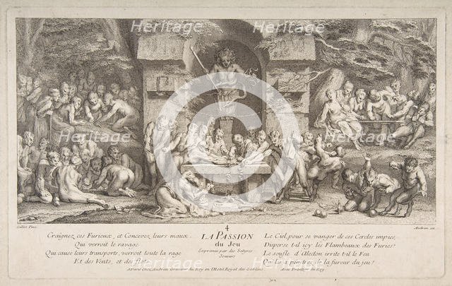 The Passion for Gambling.n.d. Creator: Claude Gillot.