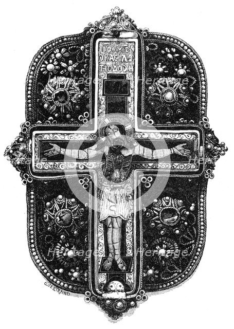 Byzantine reliquary, 10th century, (1870). Artist: Unknown