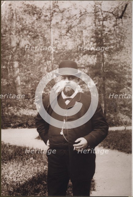 Savva Ivanovich Mamontov in Abramtsevo. Artist: Anonymous  