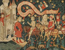 Arrival of Joan of Arc at the Castle of Chinon, 1429, (1877). Creator: Unknown.