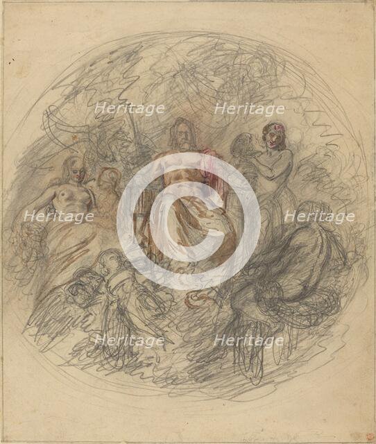 Study of Jove and Three Goddesses. Creator: Lorenzo Bartolini.