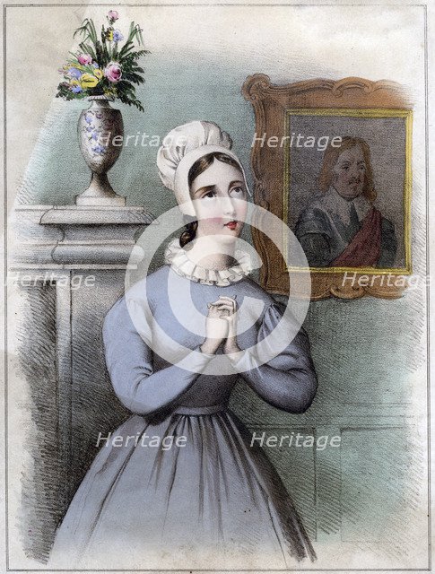 Alice Bridgenorth, a character in Walter Scott's novel Peveril of the Peak, 19th century. Artist: Unknown