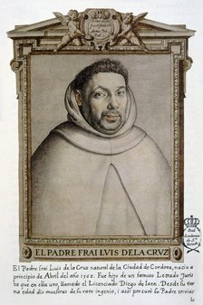 Fray Luis de la Cruz (1562 - ), Spanish religious, facsimile drawing.