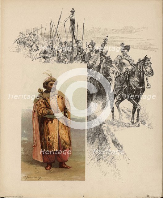 The Cossack Hetman of Ukraine Bohdan Khmelnytsky (1595-1657), 1899-1900.