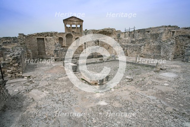 The Temple of Tellus, Dougga (Thugga), Tunisia. Artist: Samuel Magal