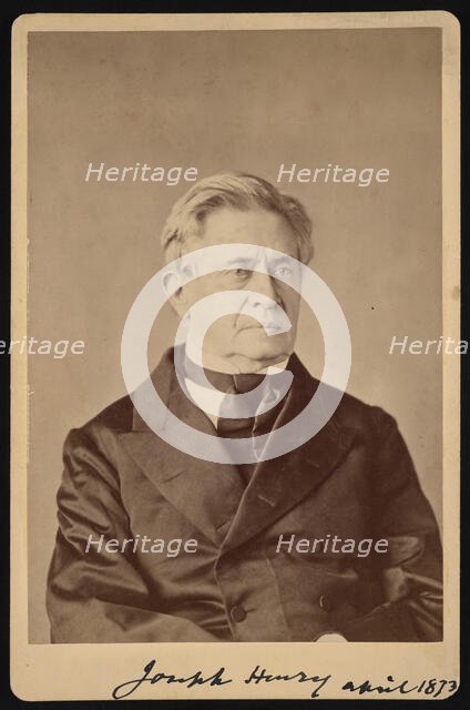 Portrait of Joseph Henry (1797-1878), April 1873. Creator: Thomas William Smillie.