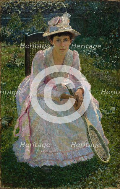 Mary Holland Bacher, 1891. Creator: Otto H. Bacher (American, 1856-1909).