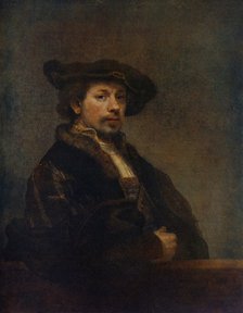 'Self Portrait at the Age of 34', 1640, (1912).Artist: Rembrandt Harmensz van Rijn    