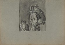 Aeneas and Anchises, 1611-74. Creator: Leonard Bramer.