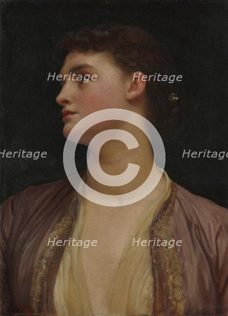 Lucia, possibly late 1870s. Creator: Frederic Leighton.