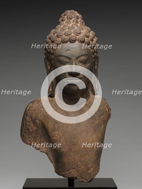 Bust of Buddha, c. 700. Creator: Unknown.