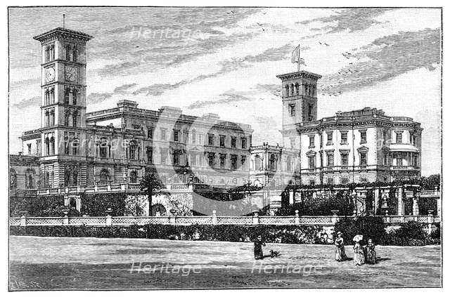 Osborne House, Isle of Wight, 1900. Artist: Unknown