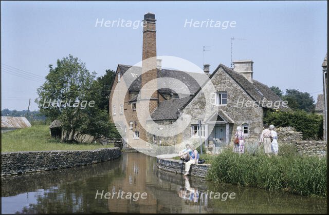 Mill Cottage, Mill Lane, Lower Slaughter, Cotswold, Gloucestershire, 1987. Creator: Dorothy Chapman.