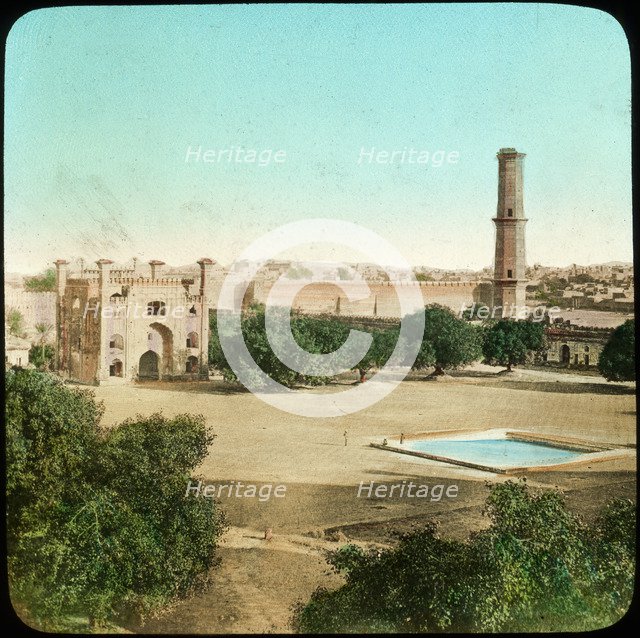 In the Fort, Lahore, India, late 19th or early 20th century. Artist: Unknown
