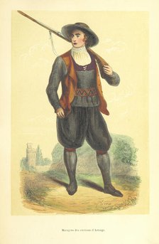 Maragato from the area of the Astorga, 1848.  Creator: Clerman.