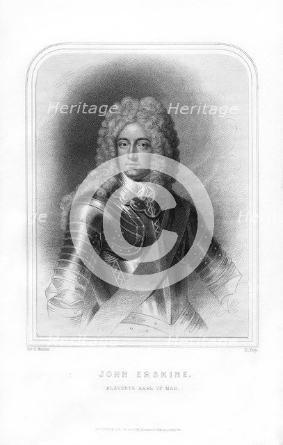 John Erskine, Earl of Mar, Scottish nobleman and leader of the Jacobites, (1870).Artist: R Page