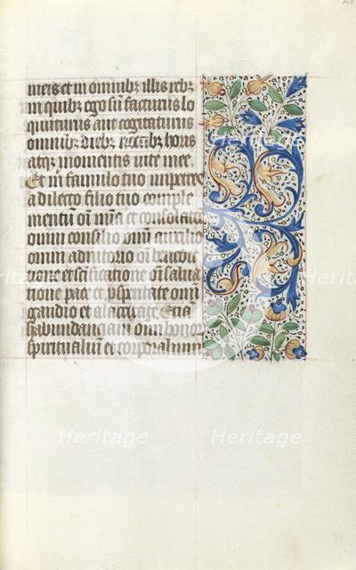 Book of Hours (Use of Rouen): fol. 21r, c. 1470. Creator: Master of the Geneva Latini (French, active Rouen, 1460-80).