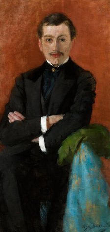 Portrait of Józef Czajkowski, 1892. Creator: Olga Boznanska.