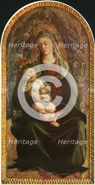 'Madonna in Glory with Seraphim', c1469-1470, (1937).  Creator: Sandro Botticelli.