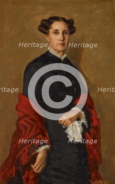 Portrait of Mrs. William C. Bartlett, 1879. Creator: Carroll Beckwith.